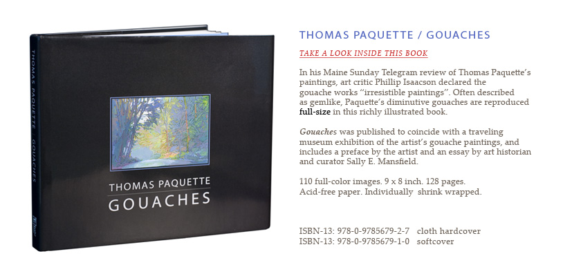 Thomas Paquette - Gouaches book